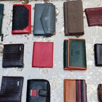 n 15 portafogli usati e nuovi var marche e misure