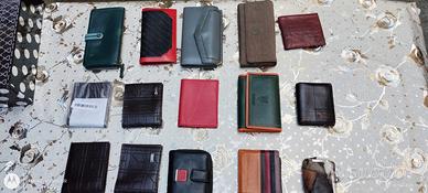 n 15 portafogli usati e nuovi var marche e misure