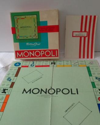 MONOPOLI in lire quadrato – 1961 perfetto