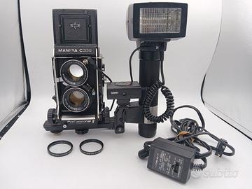 Mamiya C330 Professional F stupenda 80mm e Flash