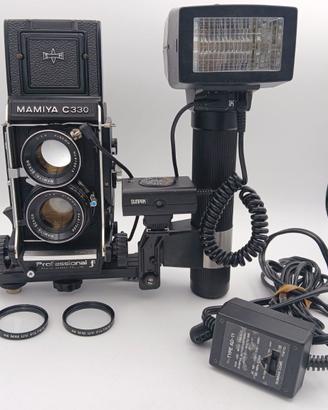 Mamiya C330 Professional F stupenda 80mm e Flash
