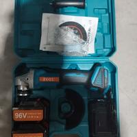 Smerigliatrice 96v angolare flex a doppia batteria