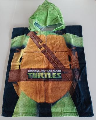 Asciugamani poncho Turtles Ninja 