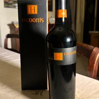 Bottiglia Hedonis Feudo Arancio 2005 con scatola
