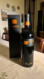 Bottiglia Hedonis Feudo Arancio 2005 con scatola