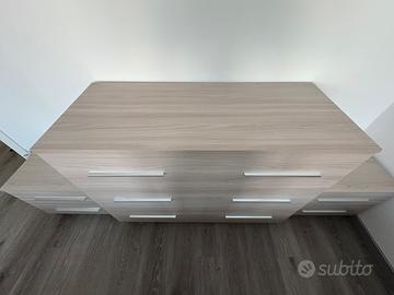 Cassettiera e comodini