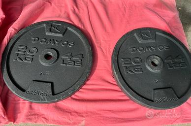 Dischi in ghisa 20kg Domyos