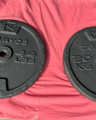 Dischi in ghisa 20kg Domyos