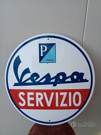 insegna vespa smaltata