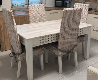  sedie in banano stile etnico 