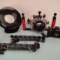 Kit fotografia subacquea per Olympus Omd em 10 II