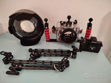 Kit fotografia subacquea per Olympus Omd em 10 II