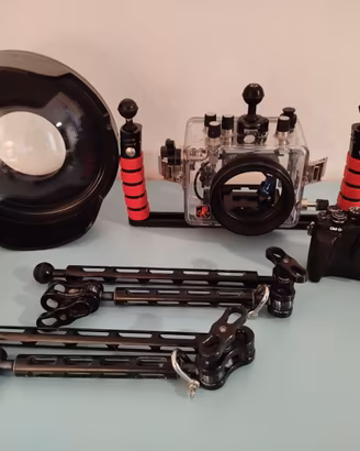 Kit fotografia subacquea per Olympus Omd em 10 II