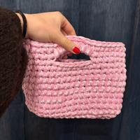 borsa crochet velluto