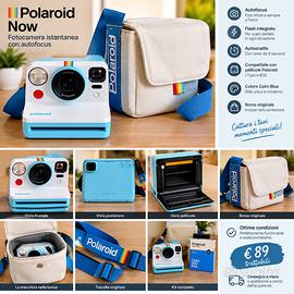POLAROID NOW Calm Blue + borsa originale