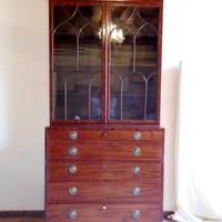 Credenza inglese BOOKCASE primi 800.Restaurata