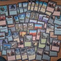 Carte Magic - Lotto Terre base Tempesta/Mirage