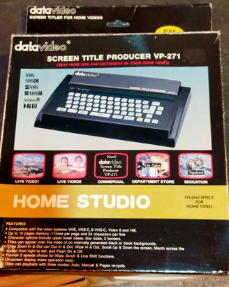 Datavideo VP-271 – Screen Title Producer per VHS