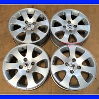 Cerchi Originali 6 x 15 per PEUGEOT 307 ed altre