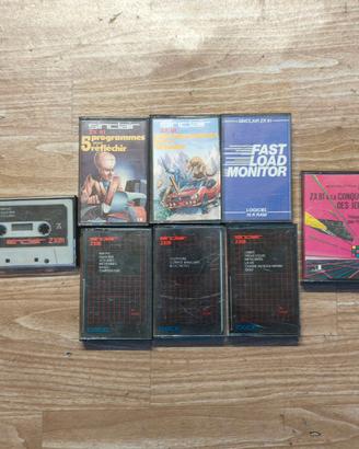 ZX81 lotto 8 giochi programmi su cassetta