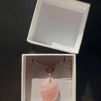 Collana Le Origini -  quarzo rosa NUOVA