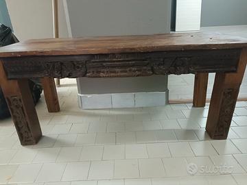 Tavolino indiano in tek