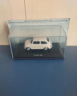 modellino fiat 600 scala 1/43