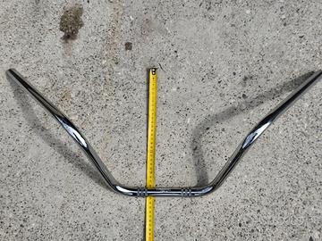 MANUBRIO CUSTOM / CHOPPER ACCIAIO CROMATO CUSTOM B