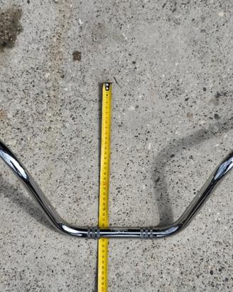 MANUBRIO CUSTOM / CHOPPER ACCIAIO CROMATO CUSTOM B