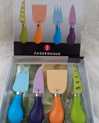 Set di quattro coltelli da formaggio Zassenhaus