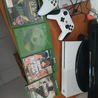 xbox one s + 2 joypad e giochi