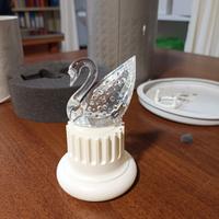 statuina cigno di cristallo Swarovski 