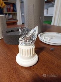 statuina cigno di cristallo Swarovski 