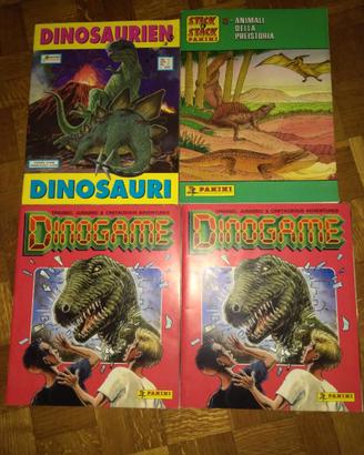 Album figurine Dinosauri + modelli legno