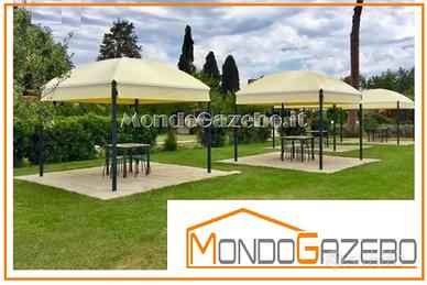 Gazebo copertura 3x5 fisso Sun PLus acciaio NUOVO