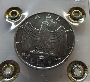 REGNO ITALIA 1 LIRA 1943 "IMPERO" CONDIZIONI QFDC