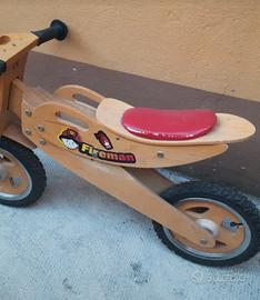 Bici senza pedali in legno 