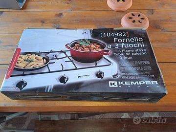 KEMPER fornello a tre fuochi