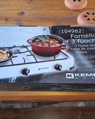 KEMPER fornello a tre fuochi