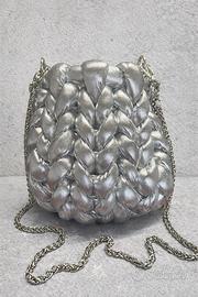 Borsa Chunky argento