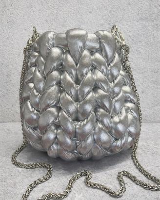 Borsa Chunky argento