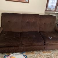 Divano letto + poltrona