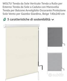 tenda verticale a rullo 