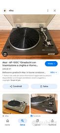 giradischi Akai AP 100 