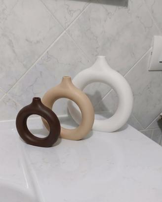 Set tre vasi tondi