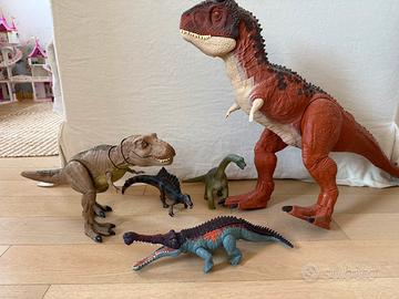 Kit 5 dinosauri giocattolo