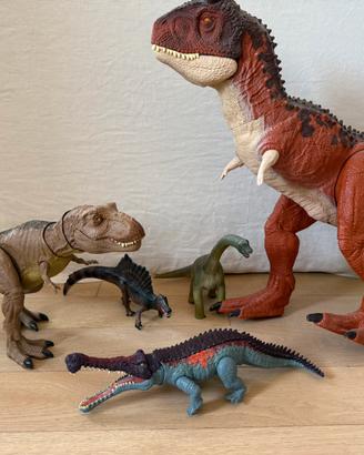 Kit 5 dinosauri giocattolo