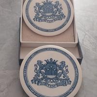 Coppia sottobicchieri da collezione ZOETERMEER. 