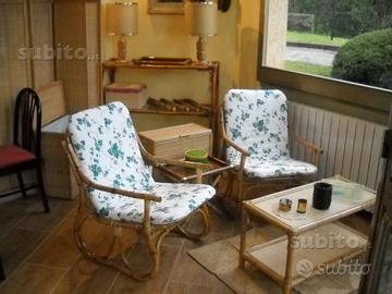 Arredamenti in giunco e rattan