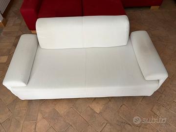 Divano moderno 2 posti Bianco